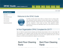Tablet Screenshot of ofac-guide.com